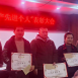 宜城公司召開2024年度從業人員表彰大會 